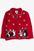 Vintage Red Ugly Christmas Cardigan 62770