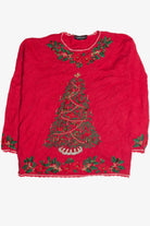 Vintage Red Ugly Christmas Sweater 59874