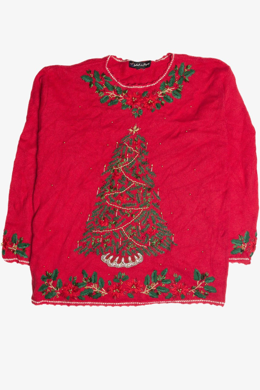 Vintage Red Ugly Christmas Sweater 59874