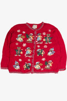 Vintage Red Ugly Christmas Cardigan 59842