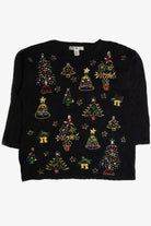 Vintage Black Ugly Christmas Sweater 59657