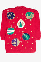 Vintage Red Ugly Christmas Pullover 63298