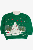 Vintage Green Christmas Sweatshirt 62502