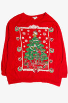 Vintage Red Christmas Sweatshirt 62477