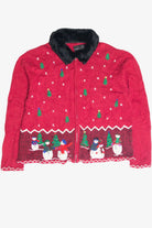 Vintage Red Ugly Christmas Cardigan 63114