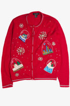 Vintage Red Ugly Christmas Cardigan 62648
