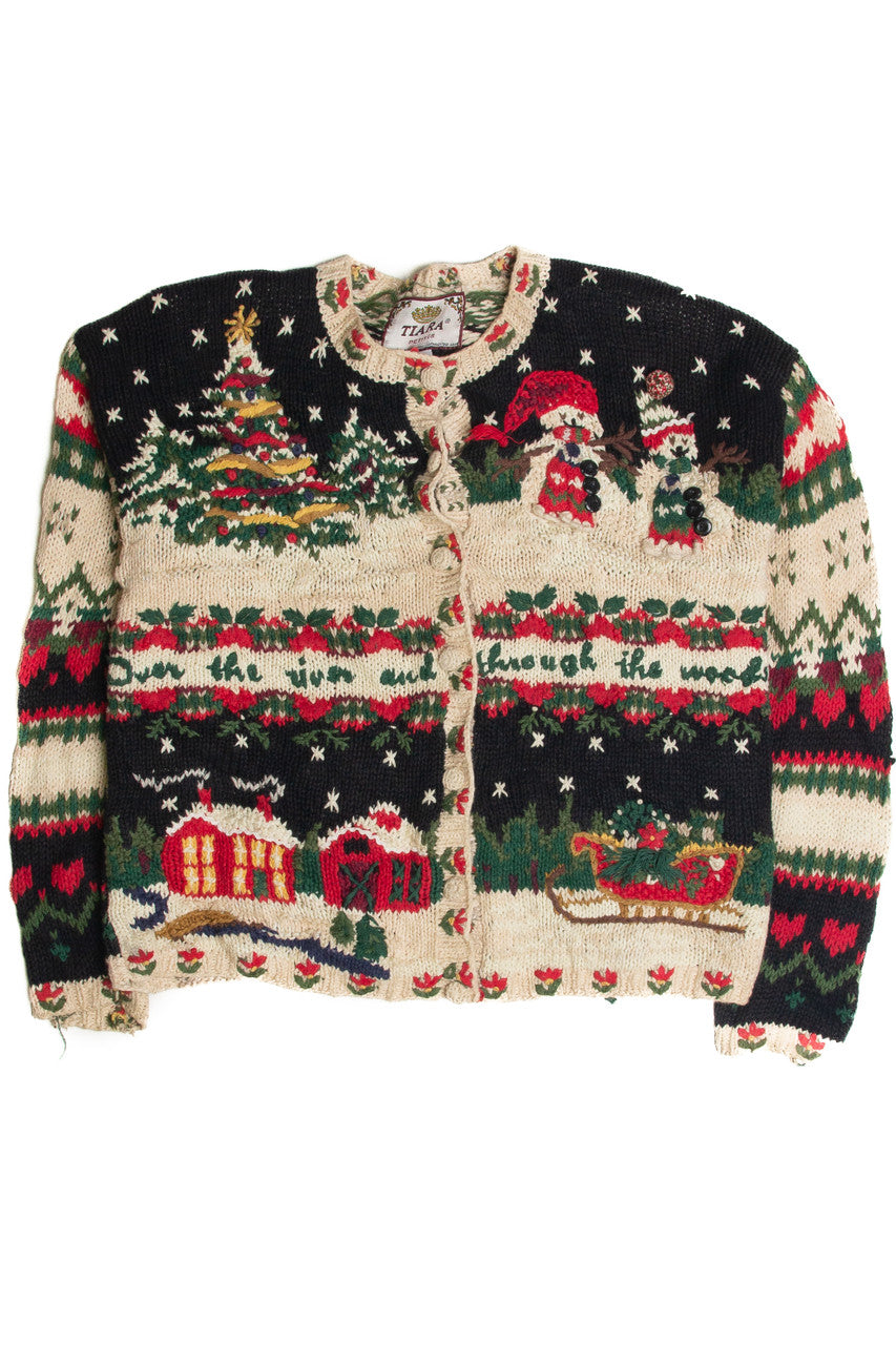 Vintage Ugly Christmas Cardigan 62463