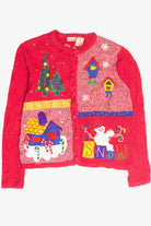 Vintage Red Ugly Christmas Cardigan 63173