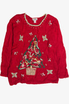 Vintage Red Ugly Christmas Sweater 59619