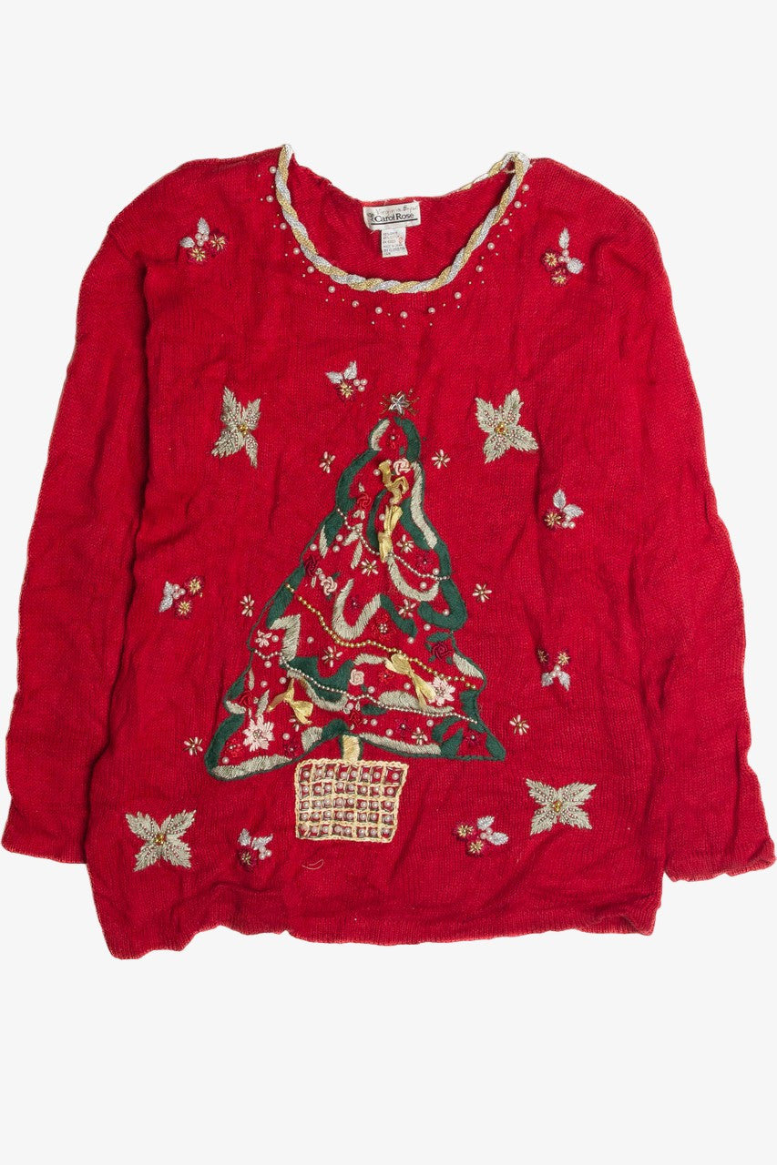 Vintage Red Ugly Christmas Sweater 59619