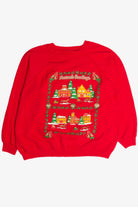 Vintage Red Christmas Sweatshirt 62578