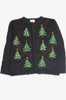 Vintage Black Ugly Christmas Cardigan 63404