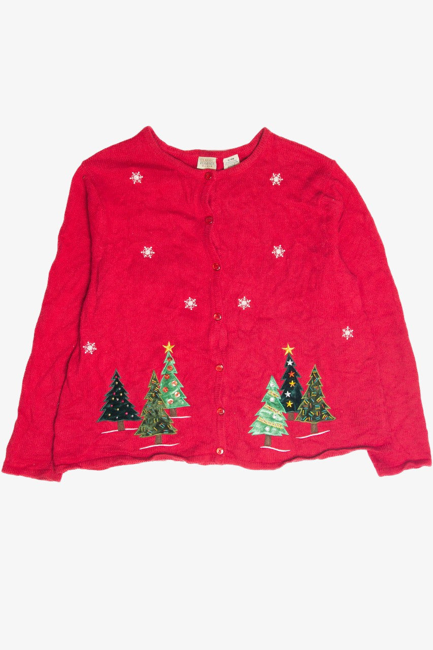Vintage Red Ugly Christmas Cardigan 63160