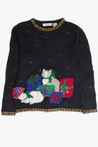 Vintage Black Ugly Christmas Pullover 63339