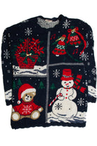 Vintage Black Ugly Christmas Sweater 62754