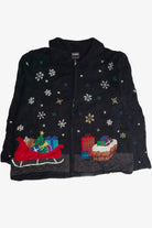 Vintage Black Ugly Christmas Cardigan 59716
