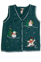 Vintage Green Ugly Christmas Vest 62586