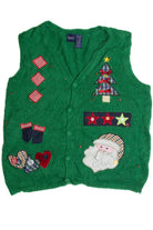 Vintage Green Ugly Christmas Vest 59572