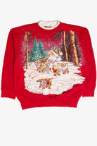 Vintage Red Holiday Sweatshirt 63048