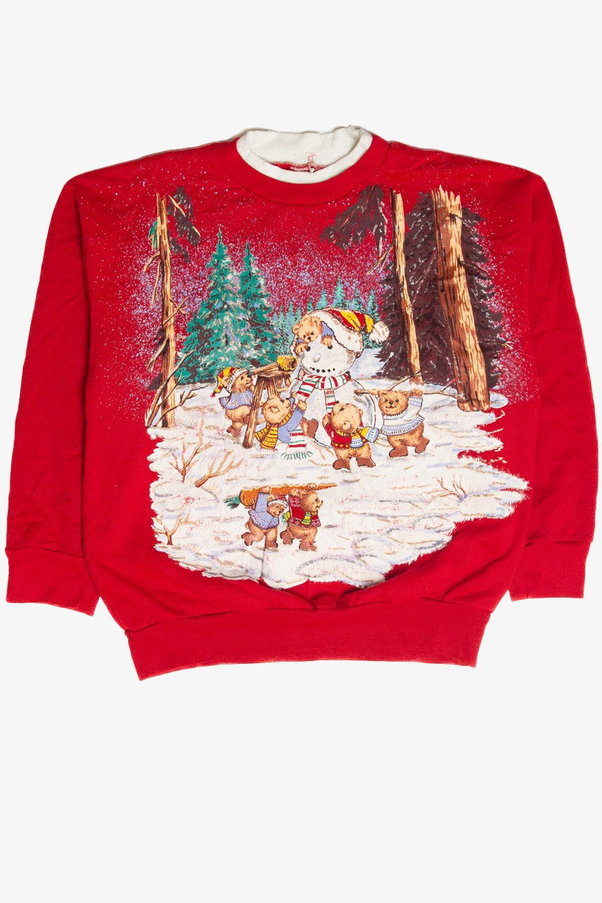 Vintage Red Holiday Sweatshirt 63048