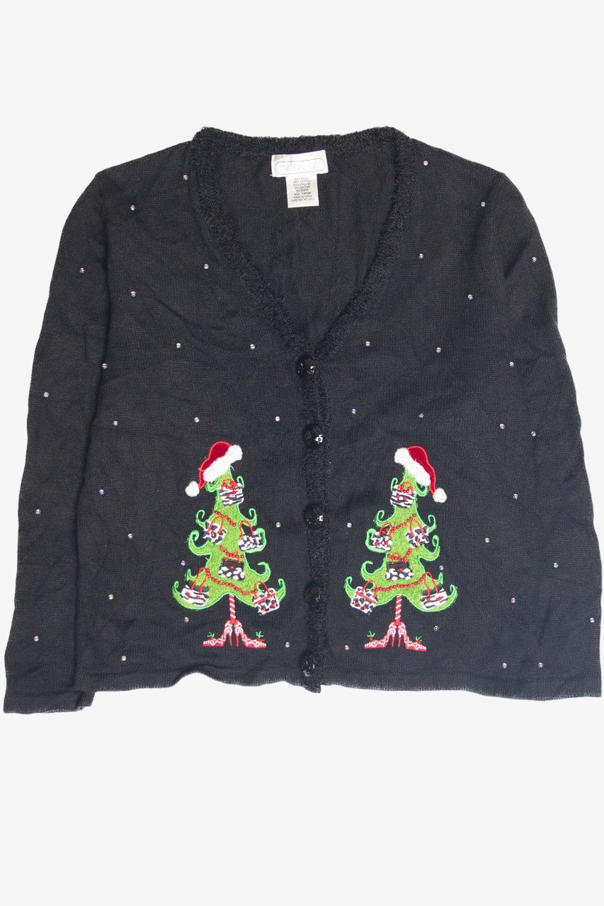 Vintage Black Ugly Christmas Cardigan 63117