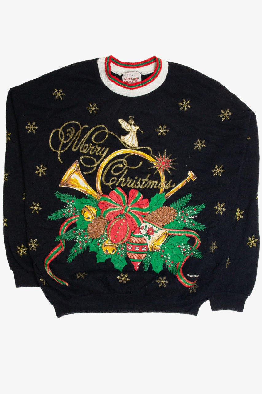 Vintage Black Christmas Sweatshirt 62527