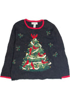Vintage Black Ugly Christmas Pullover 63409