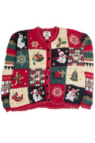 Vintage Red Ugly Christmas Cardigan 62430