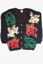 Vintage Black Ugly Christmas Cardigan 63400