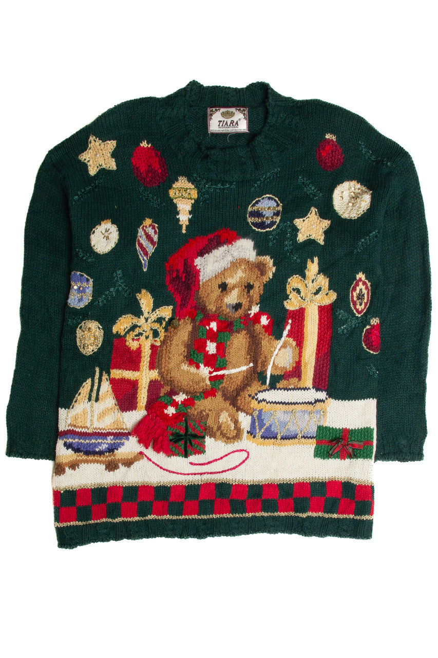Vintage Green Ugly Christmas Sweater 62699