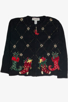 Vintage Black Ugly Christmas Cardigan 59916