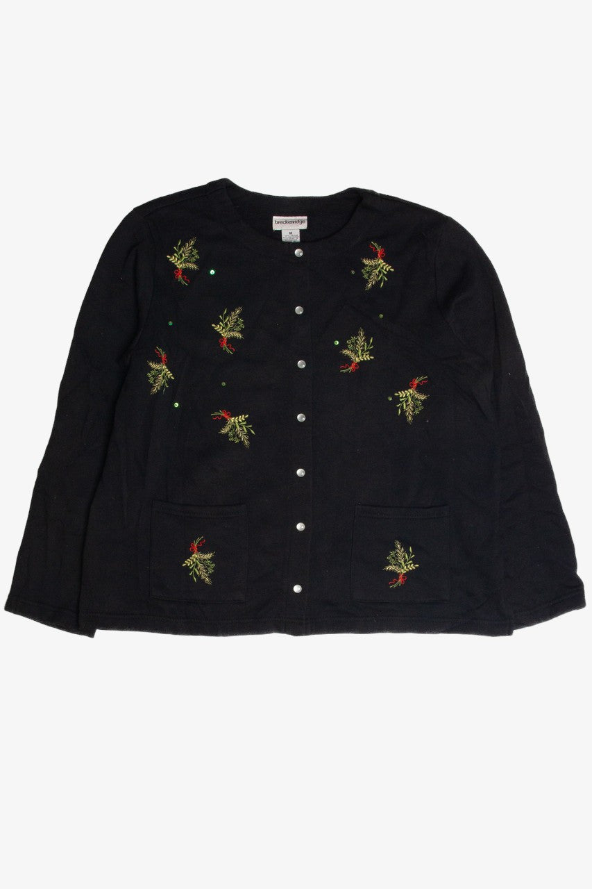 Vintage Black Ugly Christmas Cardigan 62659