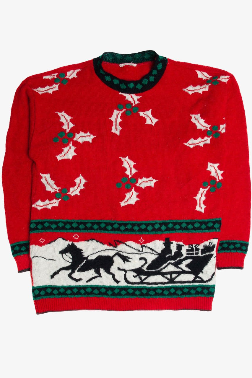 Vintage Red Ugly Christmas Sweater 62831