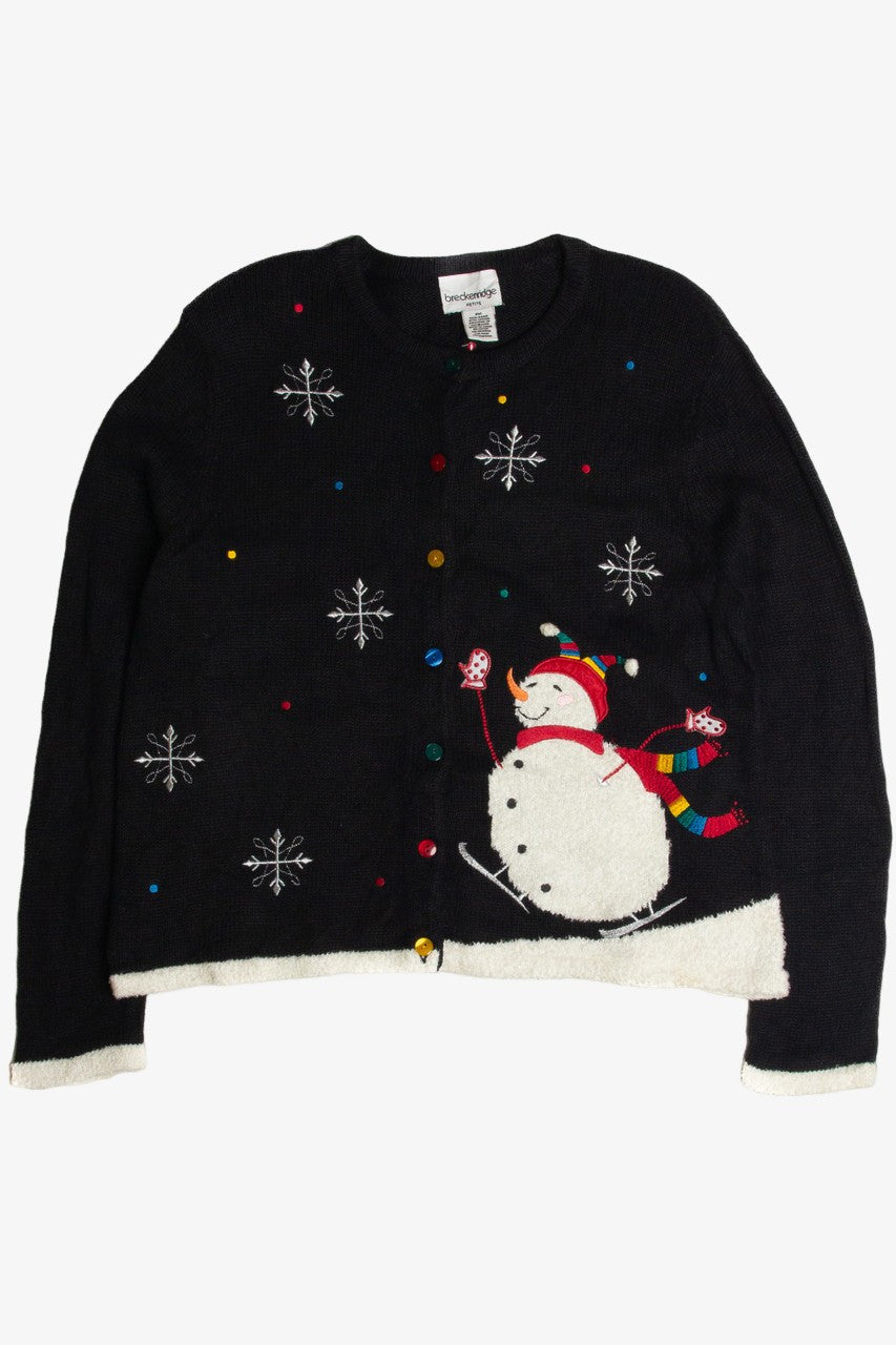 Vintage Black Ugly Christmas Cardigan 62715