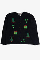 Vintage Black Ugly Christmas Cardigan 62644