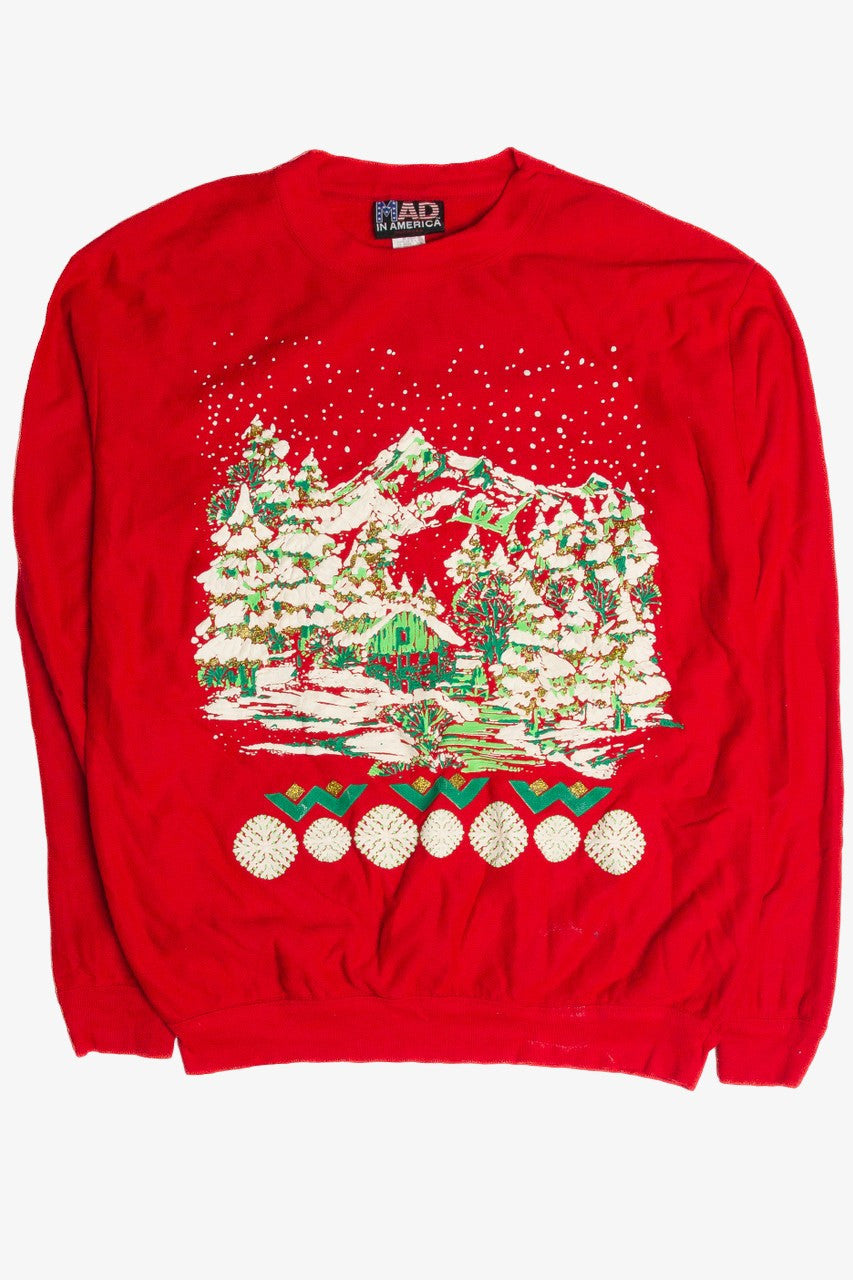 Vintage Red Christmas Sweatshirt 62497
