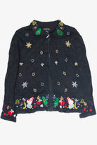Vintage Black Ugly Christmas Cardigan 63167