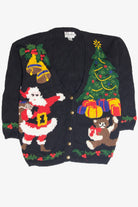 Vintage Black Ugly Christmas Cardigan 63237