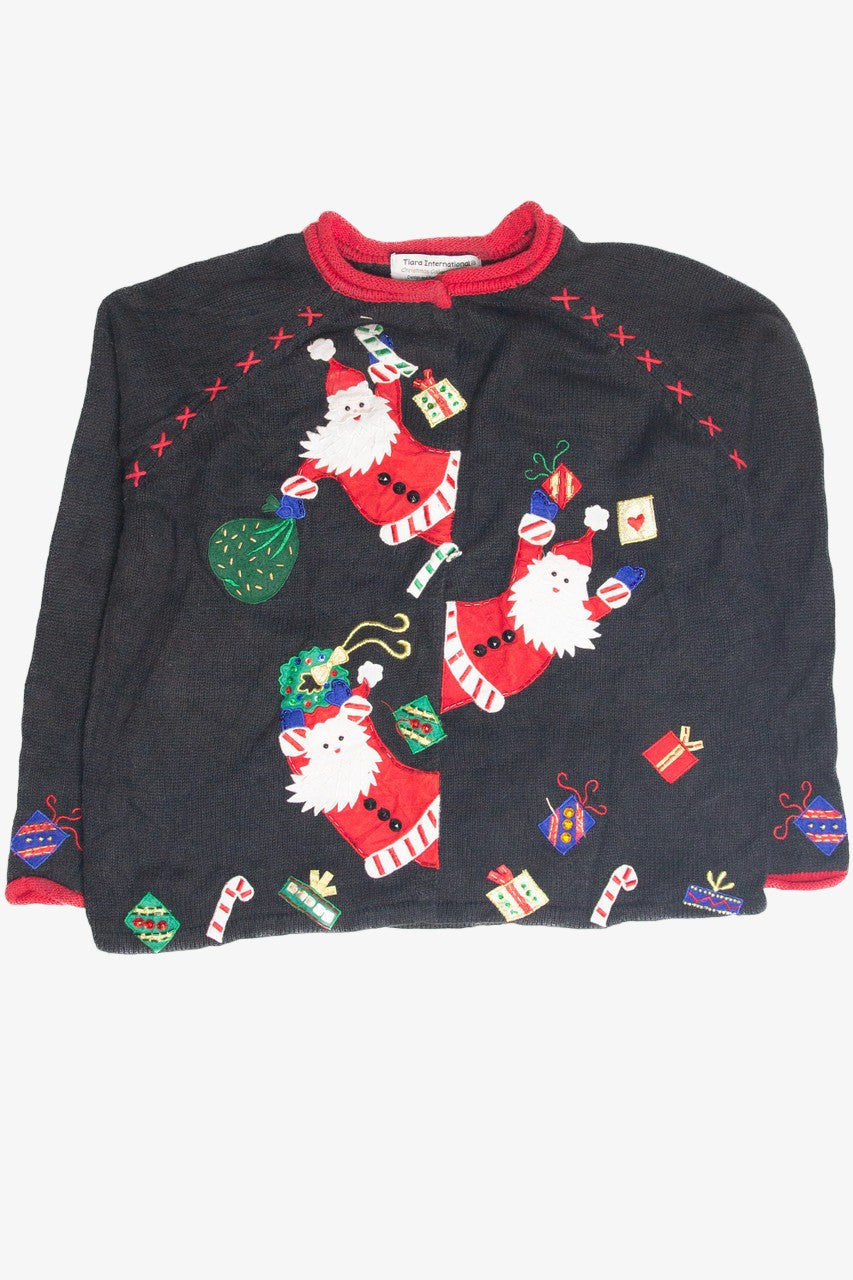 Vintage Black Ugly Christmas Cardigan 63232