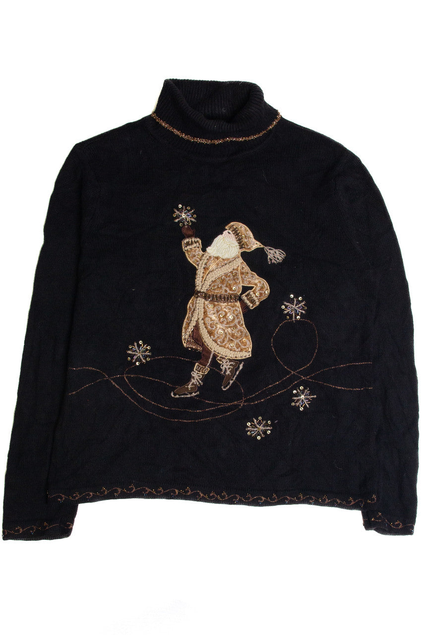 Vintage Black Ugly Christmas Sweater 62864