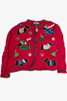 Vintage Red Ugly Christmas Cardigan 59723