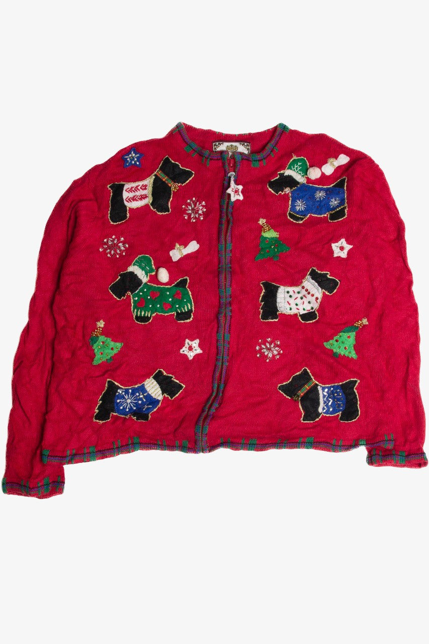Vintage Red Ugly Christmas Cardigan 59723