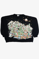 Vintage Black Christmas Sweatshirt 62537
