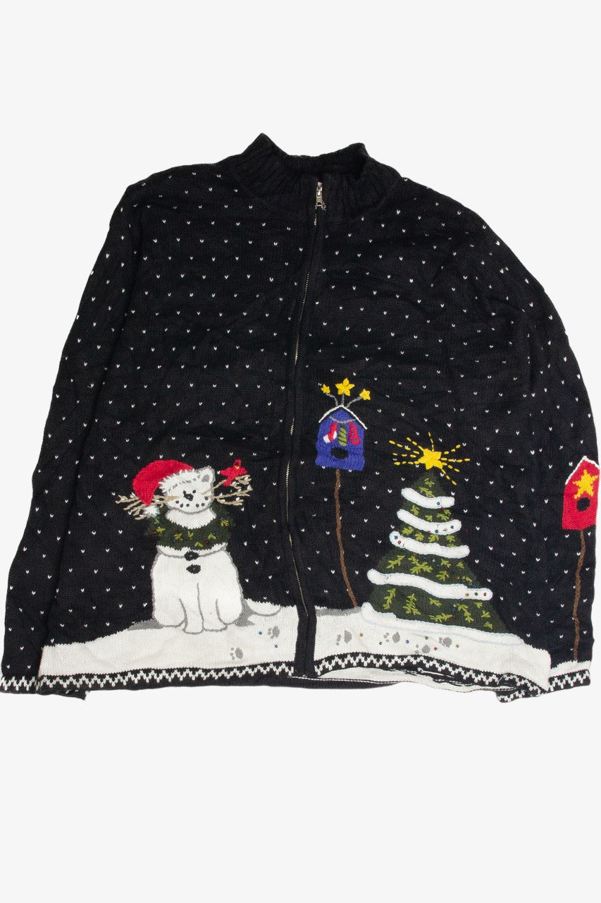 Vintage Black Ugly Christmas Cardigan 59877