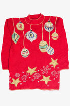Vintage Red Ugly Christmas Pullover 63359