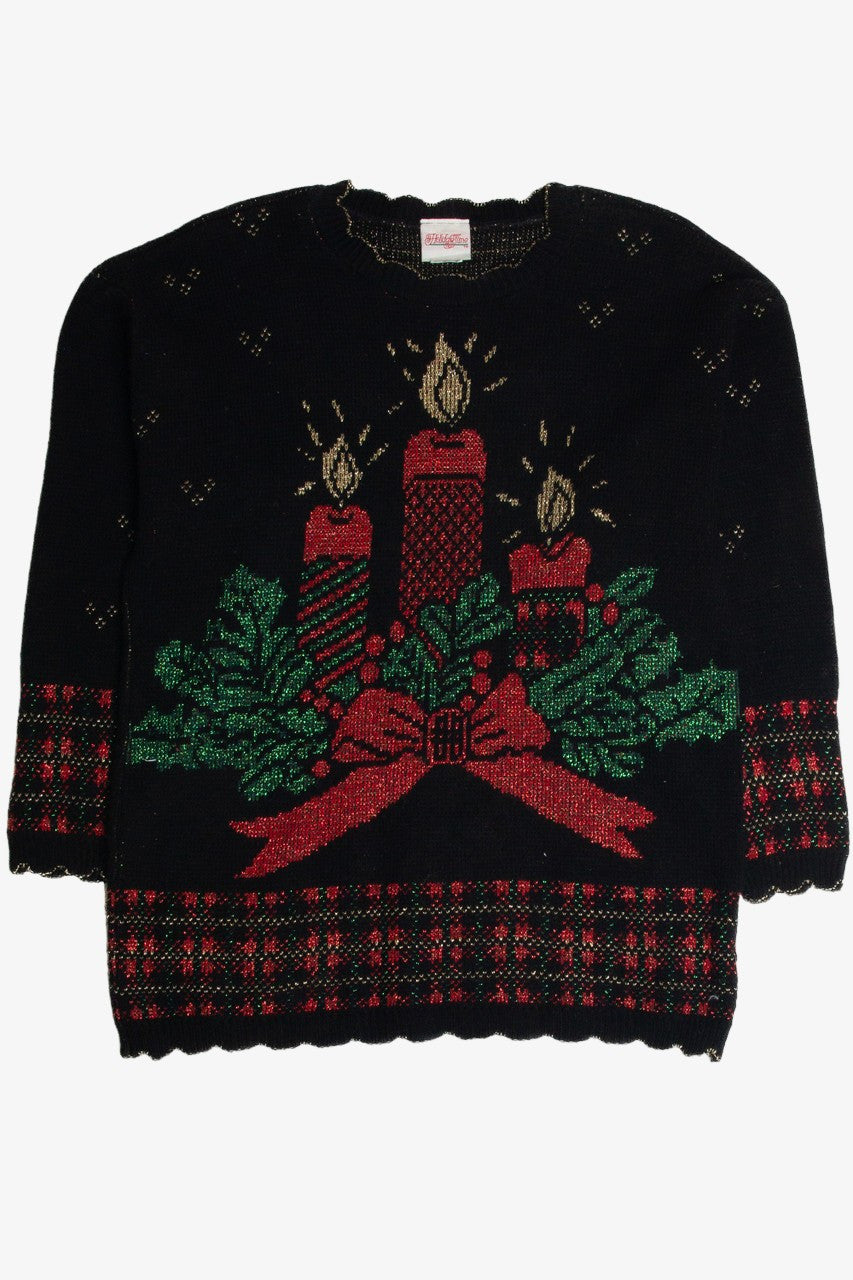Vintage Black Ugly Christmas Sweater 62850