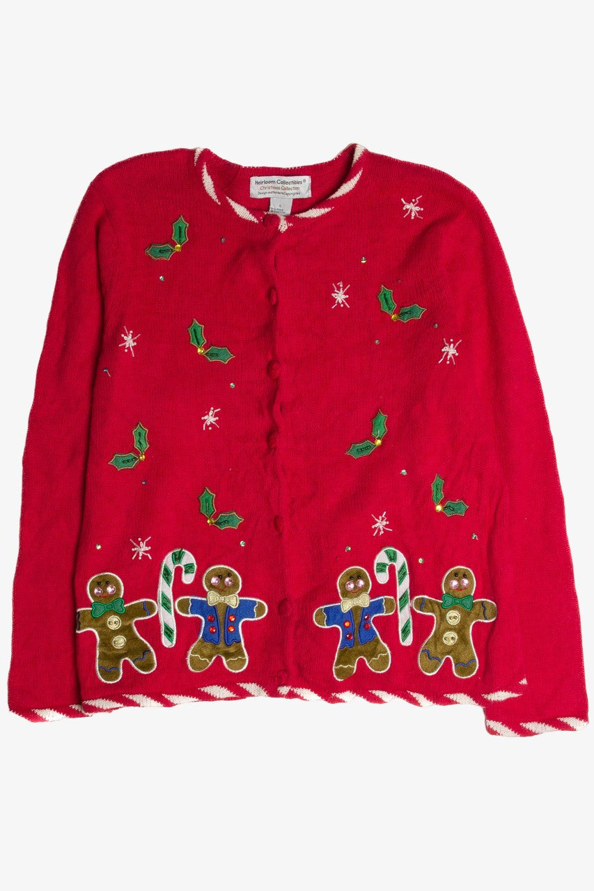 Vintage Red Ugly Christmas Cardigan 62776