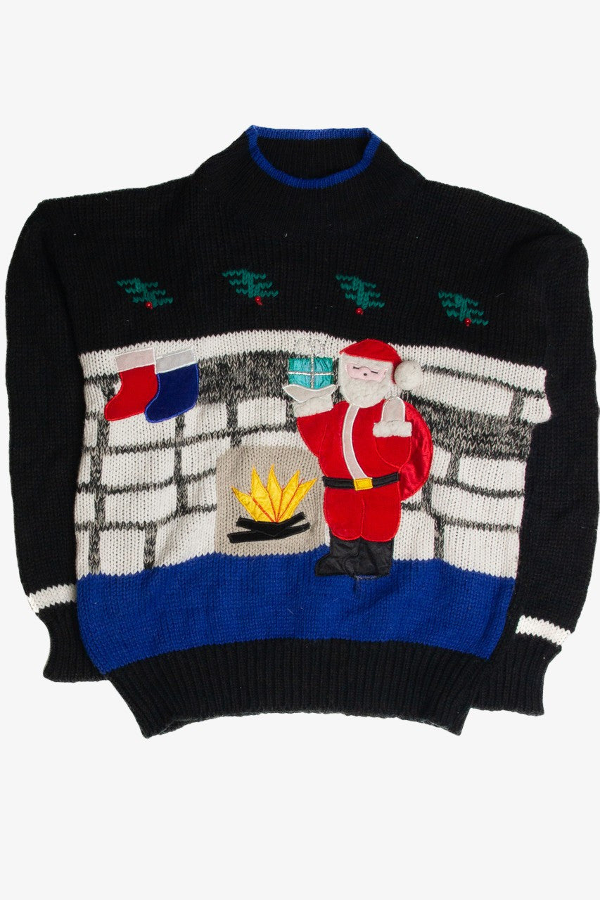 Vintage Black Ugly Christmas Sweater 59677