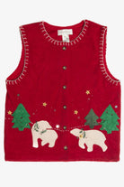 Vintage Red Ugly Christmas Vest 60974