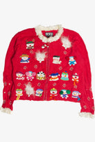 Vintage Red Ugly Christmas Cardigan 59825